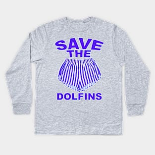 I love Dolfins Kids Long Sleeve T-Shirt